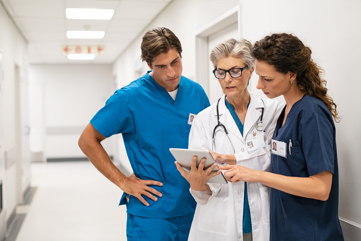 group of nurses and docotors 